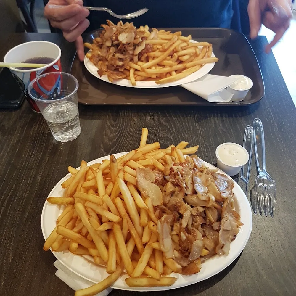 Assiette Kebab Frites